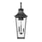 Z-Lite Gannon 3 Light Outdoor Wall Light, 12in. W x 33.25in. H, Black 5008XL-BK - alternate 5